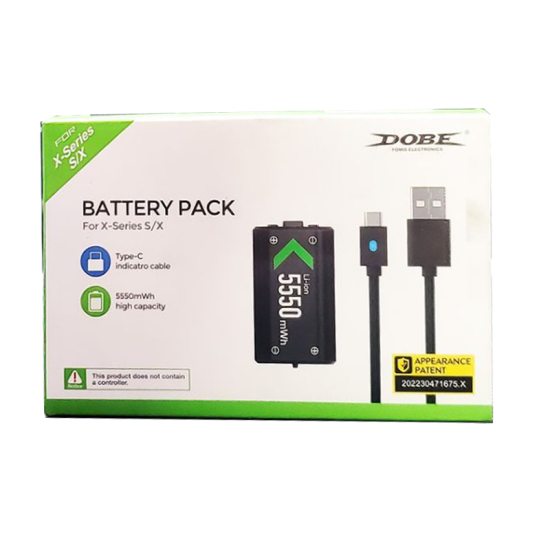 DOBE Controller Battery Pack 5550mAh Rechargeable Battery Packt USB C Charging Cable for Xbox One for Xbox Series | TYX-2611